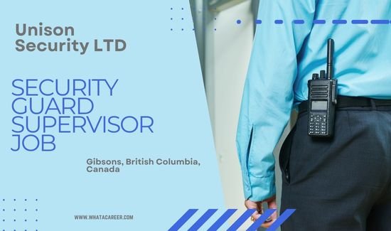 Security Guard Supervisor Job Canada