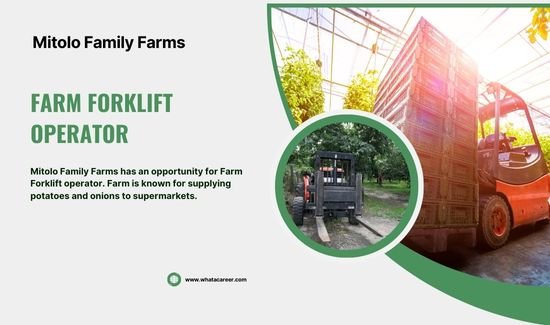 Farm Forklift Operator Job in Australia