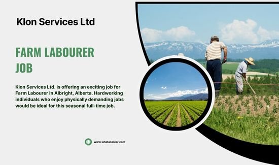 Farm Labourer Job in Klon Services Canada