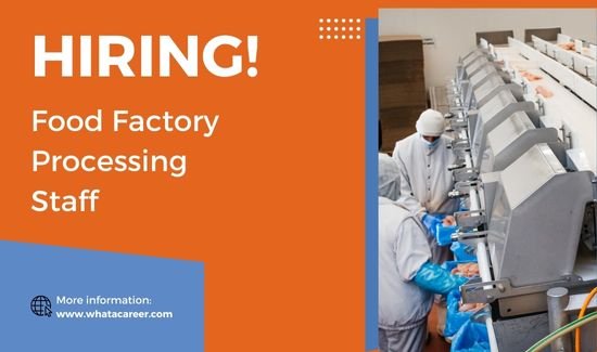 Food Factory Processing Staff Job in Japan