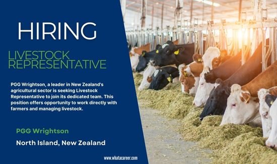 Livestock Representative Job in New Zealand