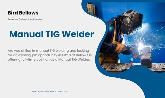 Manual TIG Welder Job in UK