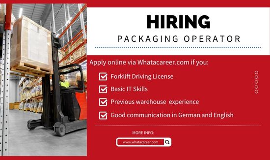 Packaging Operator Job in Hungary